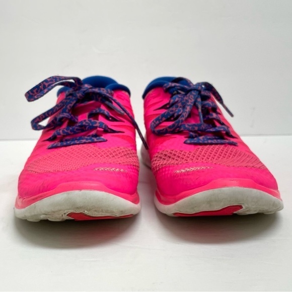 Nike Free 5.0 pink running shoes sneakers 5.5 youth - Picture 2 of 9